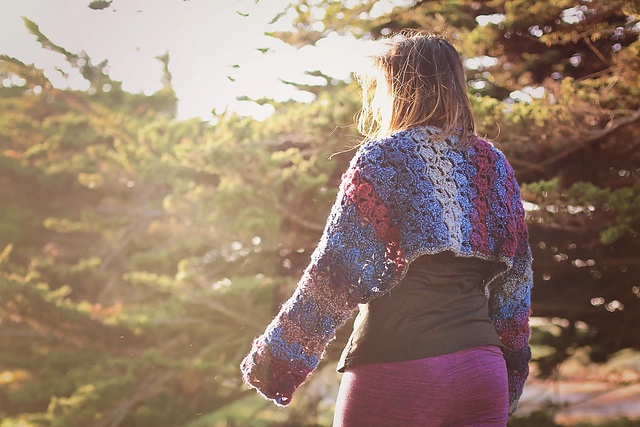 Wrapped in Petals Shrug