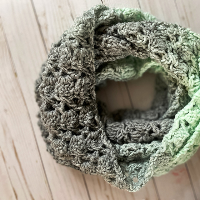 Minty Infinity Scarf