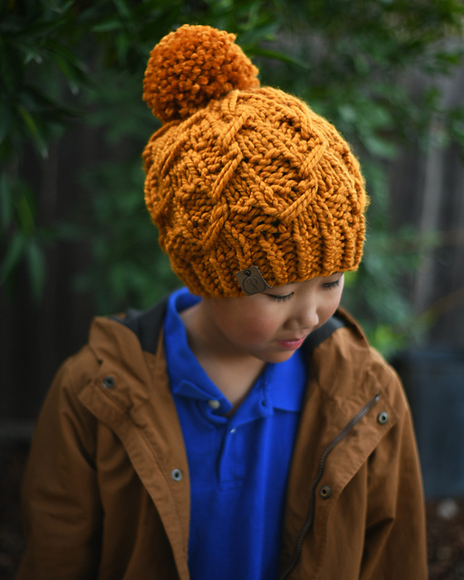 Checkered Twist Slouch