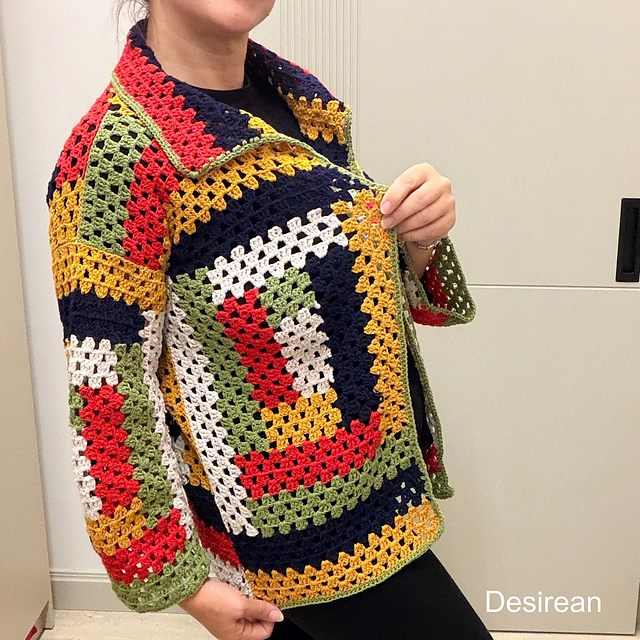 Ravelry: Kaleido Cardigan pattern by Desirean