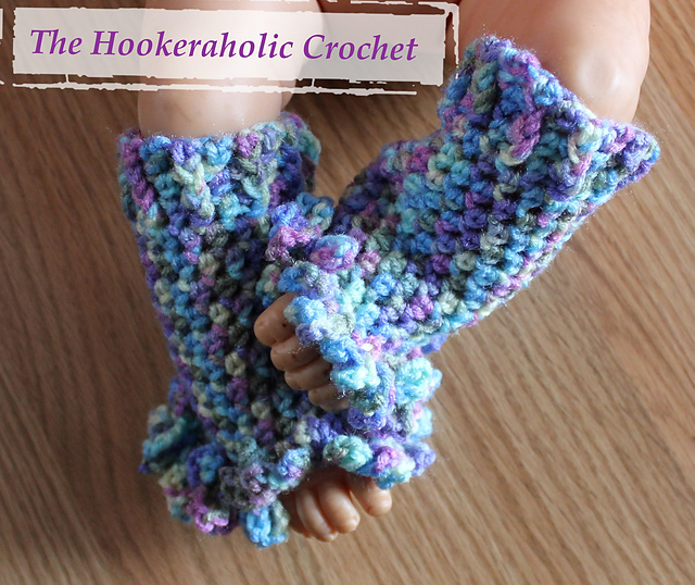 DC-P0094 - Ruffle Edged Legwarmers 3/6 Month