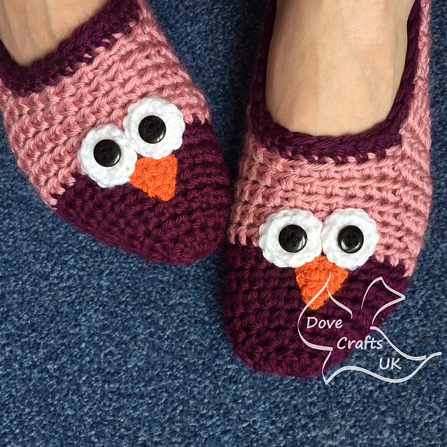 Owl / Bird Slipper Socks (Adult)