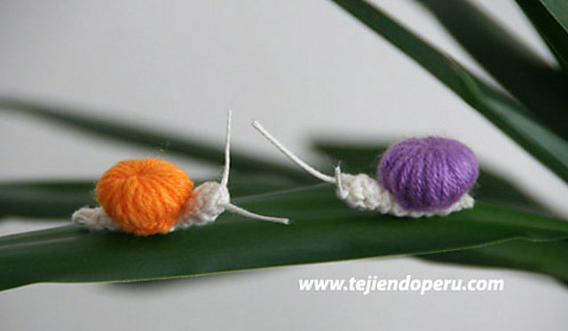 Caracoles de colores
