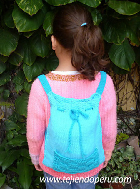 Mochila con bolsillo