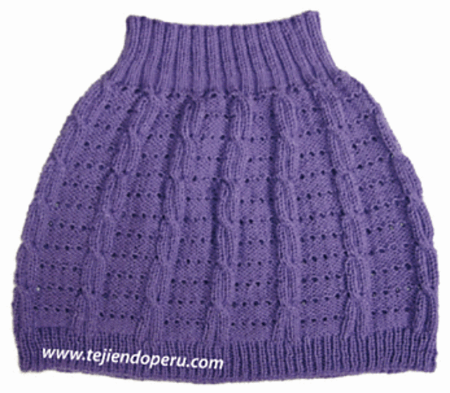 Capa Campana con trenzas