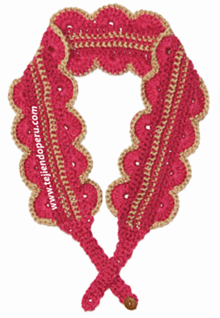 Vincha o diadema recta con conchitas