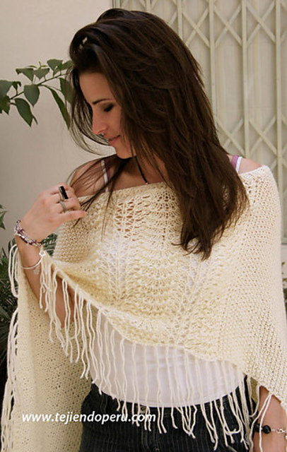 Poncho Irregular (Asymmetrical Poncho)