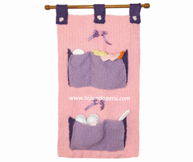 Organizador colgante para accesorios de bebe
