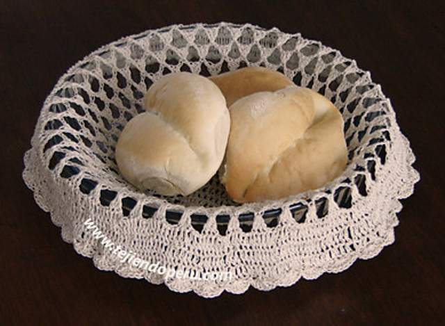 Panera con diseño de flor