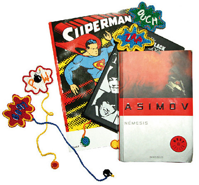 Marcador de libro con diseño de expresiones de los comic!