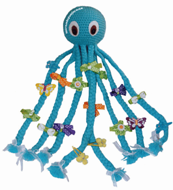 Pulpo porta accesorios para el cabello