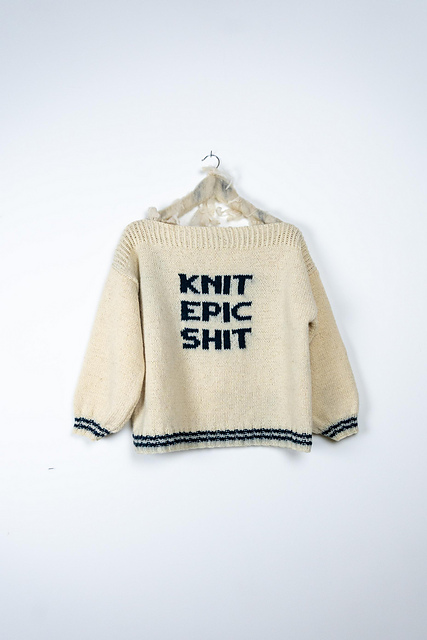 Knit Epic Shit Sweater