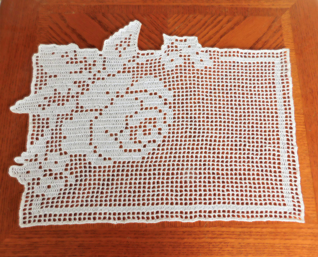 Small Rose Doily