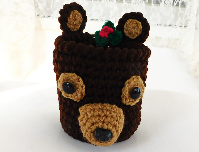 Christmas Bear Gift Basket