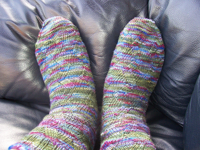 Zig Zag Ribbon Socks