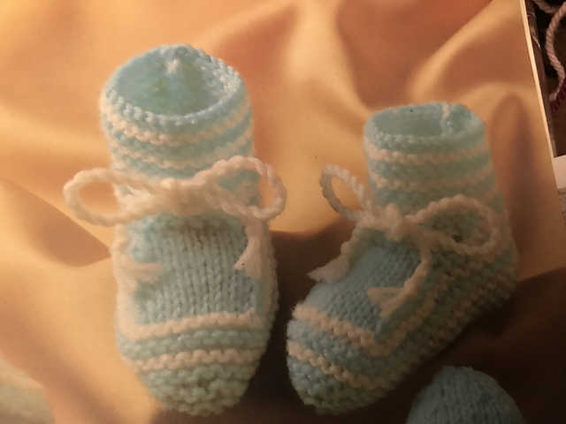 Striped Set - Bootees