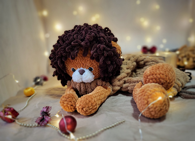 Amiguirumi Lion Pajamas Bag