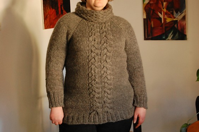 # 42 Pulli mit grossem Kragen