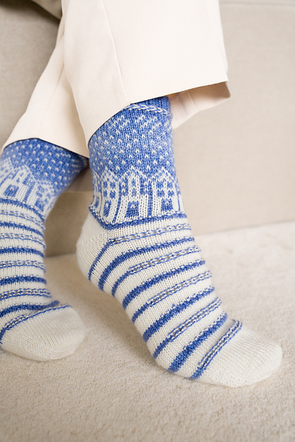 Tanzende Häuser Socken