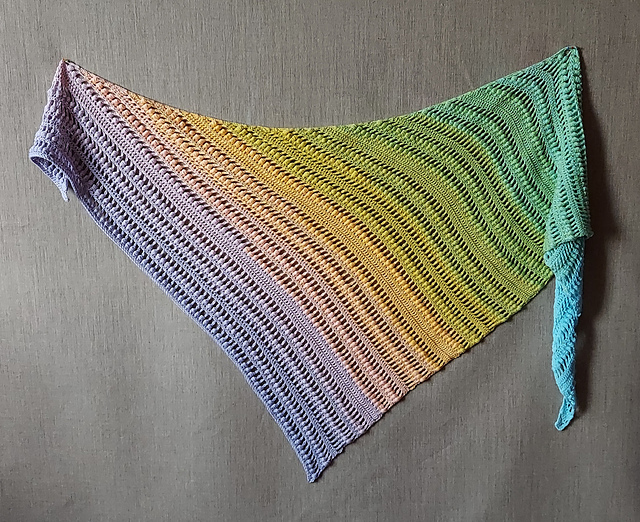 Lollipop shawl