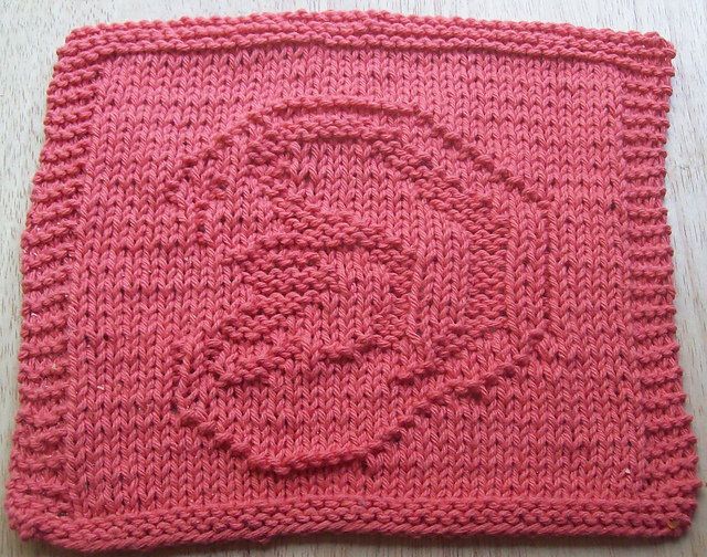 Ear Knit Dishcloth 