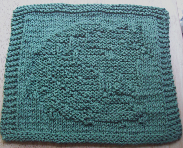 Horse Head Too Knit Dishcloth Pattern 