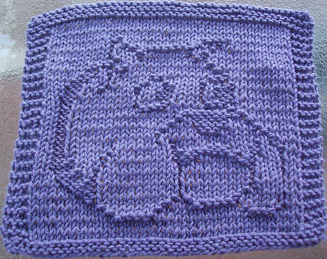 Bulldog Dishcloth