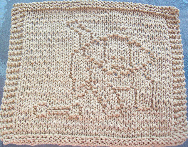 Playfull Puppy Dishcloth 