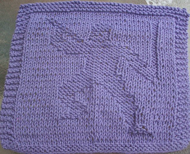 Ninja Knit Dishcloth Pattern 