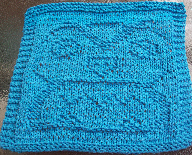 Owl Knit Dishcloth 