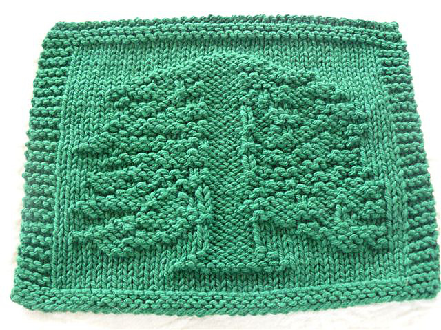 Redwood Tree Dishcloth