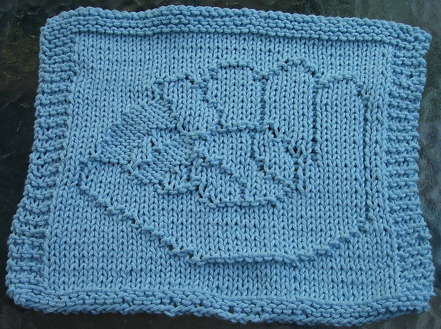 Catcher's Mitt Dishcloth 