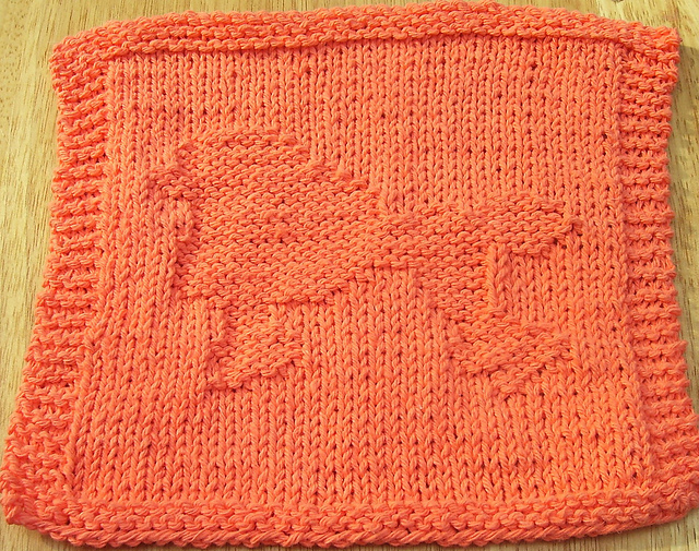 Poodle Dishcloth 
