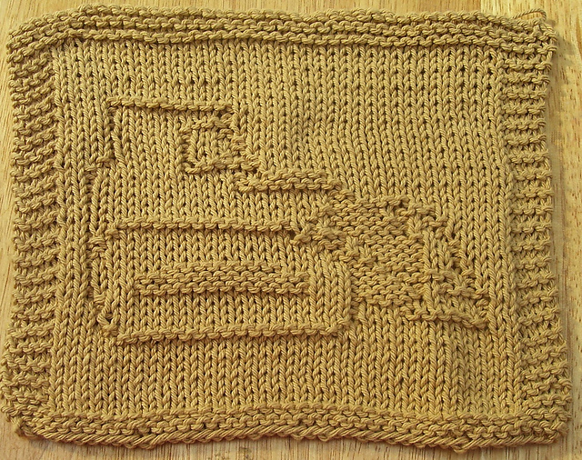 Bulldozer Dishcloth 