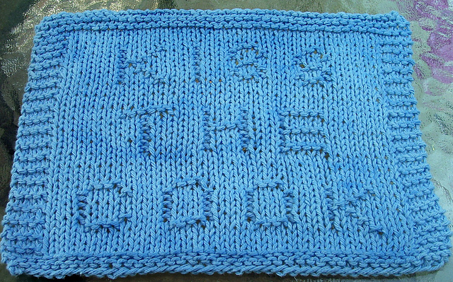 Kiss The Cook Dishcloth