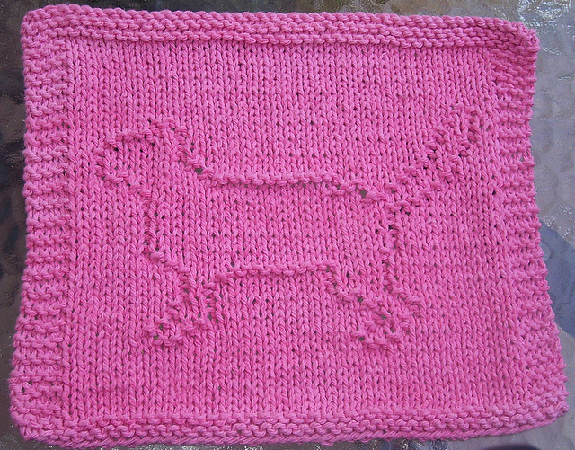 Cat Dishcloth 