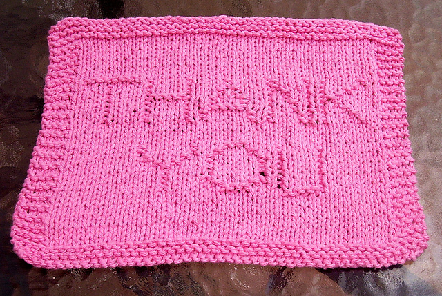 Thank You Dishcloth