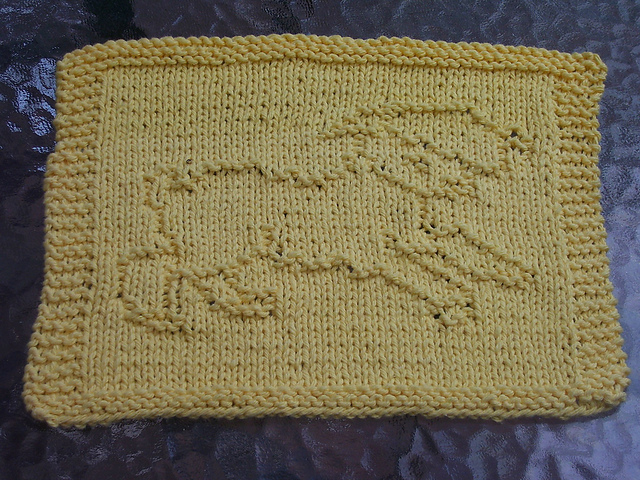 Lamb Dishcloth
