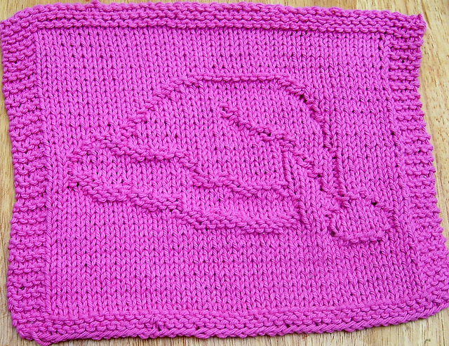 Santa's Hat Dishcloth