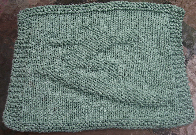 Surfer/Snowboarder Dishcloth