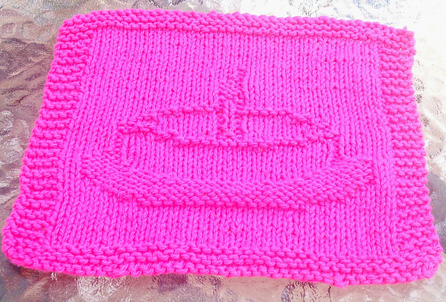 Birthday Cake Dishcloth