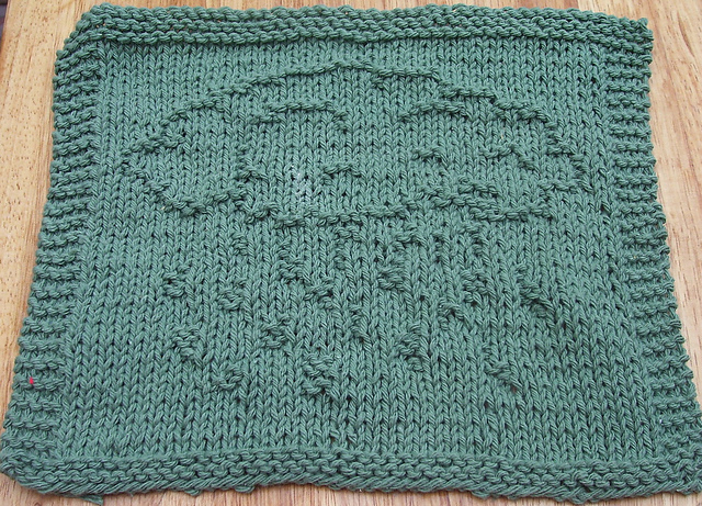 Rain Cloud Knit Dishcoth