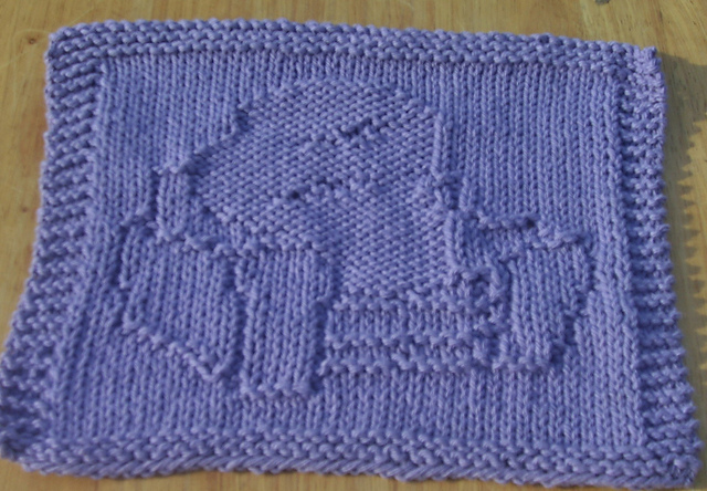 Couch Potato Dishcloth Pattern