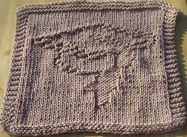 Graduation Cap Knit Dishcloth Pattern