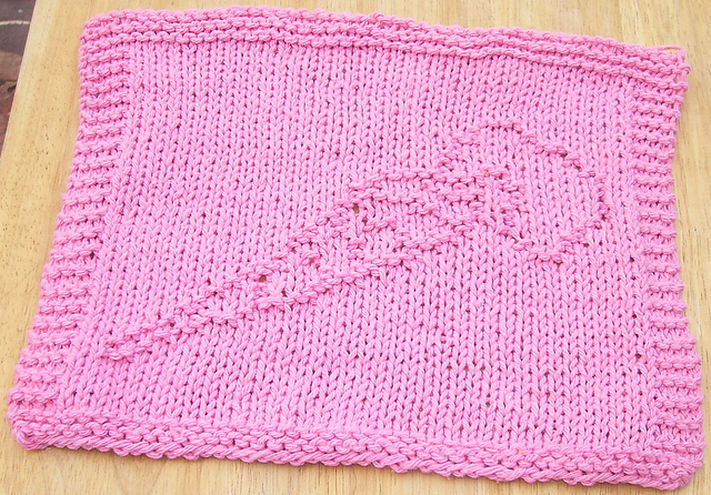 Carrot Knit Dishcloth Pattern