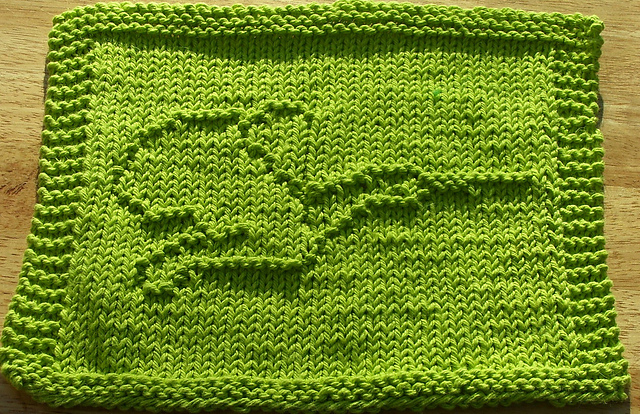 Hummingbird Knit Dishcloth