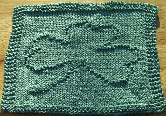 Shamrock Knit Dishcloth