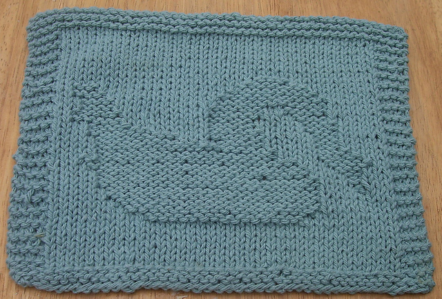Swan Dishcloth