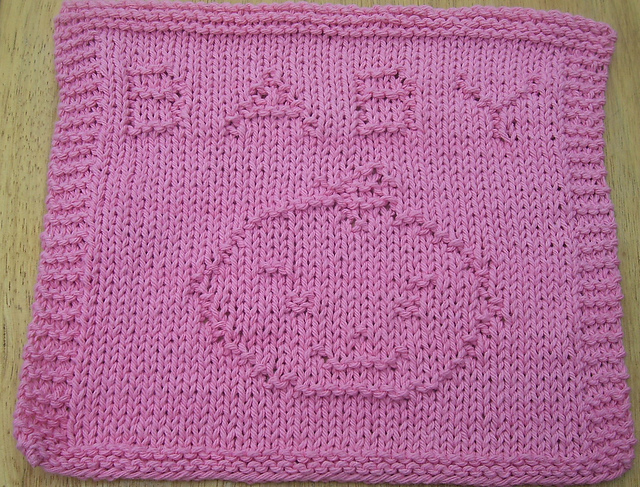 Baby Face Dishcloth