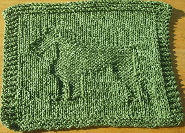 Schnauzer Dishcloth